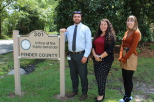 Three Pender County Staff Members