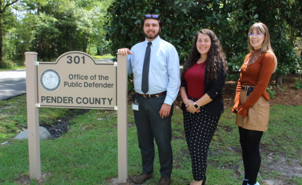 Three Pender County Staff Members