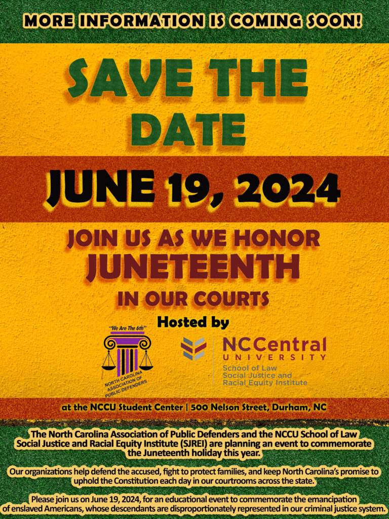 Juneteenth Save the Date Flyer